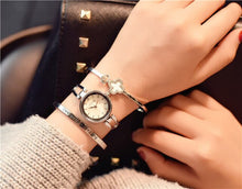 Load image into Gallery viewer, Watch Rose Gold With Bracelets